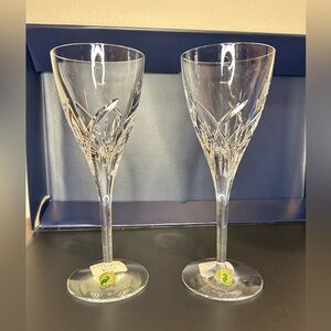 Waterford Merril Goblet lead Crystal Wine Glass Set